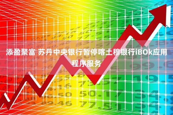 添盈聚富 苏丹中央银行暂停喀土穆银行iBOk应用程序服务